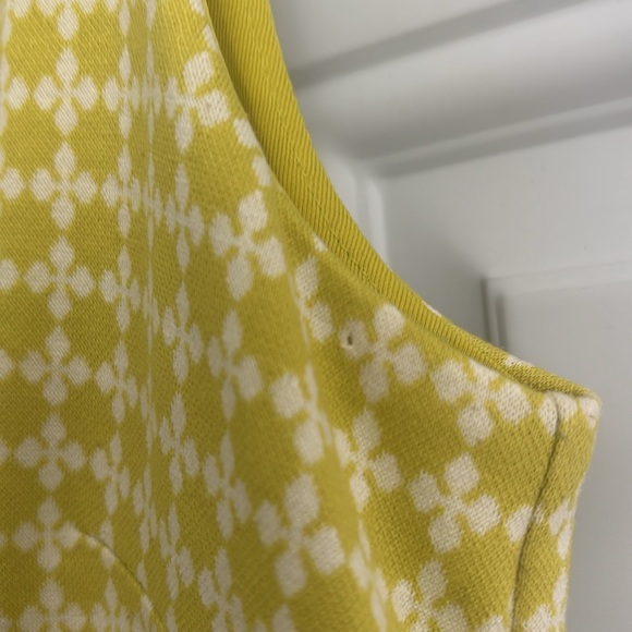 Ann Taylor Citron Green/White  Sleeveless Sheath Dress, Size Small - Picture 11 of 11